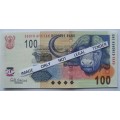 Gill Marcus - 2 X R100.00  notes - Serial No`s : AP 5248602D and BQ 4320489D. See photo`s
