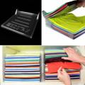 Clothes Organizer T Shirt File Folder Garment Cabinet Drawer Manager System