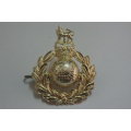 A Fantastic British "The Royal Marines" Cap Badge with Kings Crown
