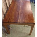 AN EXQUISITE VINTAGE SOLID TEAK 6-SEATER DINING TABLE WITH AWESOME CLEAN UNCOMPLICATED LINES