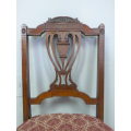 AN EXCEPTIONALLY RARE, ANTIQUE "VICTORIAN SLIPPER" CHAIR WITH BEAUTIFUL DETAILING!!!