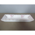 A BEAUTIFUL, VERY ELEGANT AND DAINTY MINT TRAY WITH A LOVELY PASTEL ROSE PATTERN!!