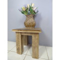 2 STUNNING UPMARKET BLOCK & CHISEL ALL PURPOSE/COFFEE TABLES. FABULOUS AROUND THE HOME!!Bid/table