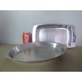 2 LOVELY STAINLESS STEEL SERVING DISHES, PERFECT FOR MEATS OR VEGGIES ON A TABLE!!