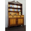 AN EXQUISITE AND VERY WELL MADE YELLOW WOOD AND IMBUIA BUFFET SERVER WITH AMPLE SPACE