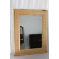 2x AWESOME CANE AND WICKER WALL MIRRORS IN AWESOME CONDITION - GREAT HOLIDAY HOME MIRRORS bid/mirror