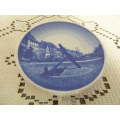 A WONDERFUL COLLECTION OF 5 PORCELAIN ROYAL COPENHAGEN WALL PLATES - PERFECT FILLERS bid/plate