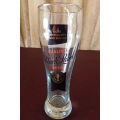AN AWESOME COLLECTION OF FIVE 300ml CARLING BLACK LABEL BEER BRANDED BEER GLASSES bid/glass
