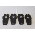 2x PAIRS OF HARLEY DAVIDSON LIGHTWEIGHT BODY ARMOR PADS: FOR JACKETS BACK, ELBOW & SHOULDER bid/pair