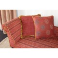 A SPECTACULAR ANTIQUE QUEEN ANNE CHAISE-LONGUE SOFA WITH A MIDDLE EASTERN FLAIR - STUNNING