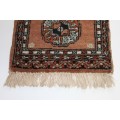 A WONDERFUL PERSIAN CARPET "TABLE CARPET" FOR A CANDELABRA, TABLE LAMP OR LARGE BOWL