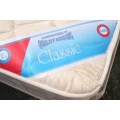 AN AWESOME SABS APPROVED "QUALITY BEDDING" CLASSIC RANGE KING SIZE BED MATTRESS AND BASE SET