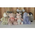 9x (MEDUIM) GORGEOUS ASSORTED COLLECTIBLE FLUFFY TOYS IN GREAT CONDITION - GREAT FOR KIDS! bid/toy