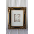 A BEAUTIFULLY FRAMED LIMITED EDITION (6 OF 10) HILDEGARD VAN HEERDEN "HAND-COLOURED" ETCHING