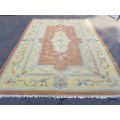 A SUPERB LARGE (3m x 2.1m) MOROCCAN "BERBER" RUG WITH STUNNING COLOURS IN AWESOME CONDITION