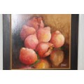 A SPECTACULAR ORIGINAL SIGNED & FRAMED (DAVID) WHEILDON OOSTHUIZEN WATERCOLOUR PAINTING OF ROSE BUDS