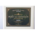 4x awesome "Moet & Chandon" Champagne (1999 Vintage) display boxes in excellent condition - Bid/Box