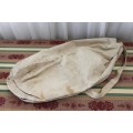 AN AWESOME WHITE/ BEIGE? CANVAS MILITARY KIT BAG (BALSAK) USED IN IRAQ - GREAT FOR A COLLECTOR!!!