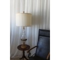 A SPECTACULAR WEST GERMAN MADE (LARGE) HAND CUT LEAD CRYSTAL TABLE LAMP IN MAGNIFICENT CONDITION
