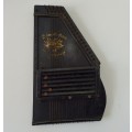 AN INCREDIBLE AND EXTREMELY RARE ANTIQUE GERMAN (SAXONY) MADE DIENS'T AUTO-HARP WITH GOLD GILDING