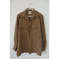 AN AMAZING LONG SLEEVE OLIVE GREEN MILITARY SHIRT IN WONDERFUL CONDITION!!
