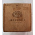 AN EXQUSITELY HAND MADE JOSE GENER EPICURE No.2 WOODEN CIGAR BOX IN FANTASTIC CONDITION!!!