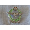 A RARE ANTIQUE WW1 (STERLING SILVER) SOUTH AFRICAN AIR FORCE "ENAMELLED" SWEETHEART BROOCH