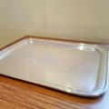 SPECTACULAR ANTIQUE (1923) STERLING SILVER (1.91kg) SERVING TRAY IN ITS ORIGINAL BOX!