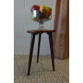 A beautiful and well made Teak 3-legged display/ occasional wooden table in great condition !!!