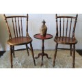 Two exquisite antique occasional chairs with gorgeous carved detailing in great condition -bid/chair