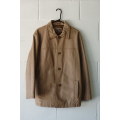 An awesome gent's "J. Crew" light-brown genuine leather lined casual jacket in great condition!!!