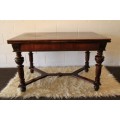 A superb antique 6 to 8 seater walnut extendable "monastery" table with "hidden" panels | RS17
