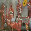 An awesome framed limited edition "Ferrari's Pit Stop Perfection (6.45 sec.)'' w/ Michael Schumacher