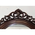 A spectacular antique Victorian large rosewood ball and claw cheval mirror - 1,9m high!