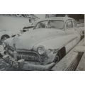 Fantastic black and white prints of a 1949 Mercury Sedan by Dean Scott Simon.
