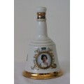A rare "Bells Blended Scotch Whisky" Queen Elizabeth's 60th birthday commemorative decanter