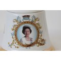 A rare "Bells Blended Scotch Whisky" Queen Elizabeth's 60th birthday commemorative decanter