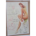 Two beautiful framed Art Deco illustrated prints of ''Pin-up Girls'' by Knute K.O Munson bid/print