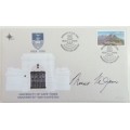 An RSA (1979) 'University of Cape Town' first day cover w/ stamps - Signed by Marais Viljoen!