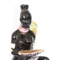 An extremely rare vintage Italian "Luxardo" Gambian Women with a Gold Veil Liqueur Decanter