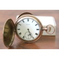 A spectacular Victorian antique (1914) "Elgin" gold plated pocket watch in perfect working condtion