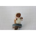 A collectable "Beatrix Potter's" Mrs. Tiggy Winkle hand painted figural spoon by Micado