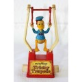 A wonderful vintage Walt Disney "Donald Duck Trickey Trapeze" toy in fantastic condition