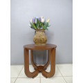 A gorgeous and well made Imbuia display/ occasional wooden coffee table in great condition !!!
