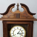 Incredible vintage German made Hermle "Granddaughter" clock w/ porcelain face & original key RS17CL