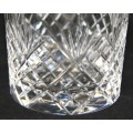 Magnificent set of lead crystal whiskey glasses & decanter on a tray - stunning! Fantastic gift!!!