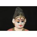 An excellent paper mache free-dancing Indian doll comprising of four assembled pieces