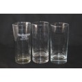 An awesome collection of 10x assorted beverage glasses in good condition - *job lot*