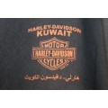 An uthentic Harley Davidson Kuwait branded printed t-shirt in excellent condition RS17