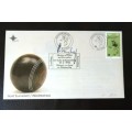 An RSA (1976) 'World Tournament' first day cover w/ stamps - Signed by Piet Koornhof!